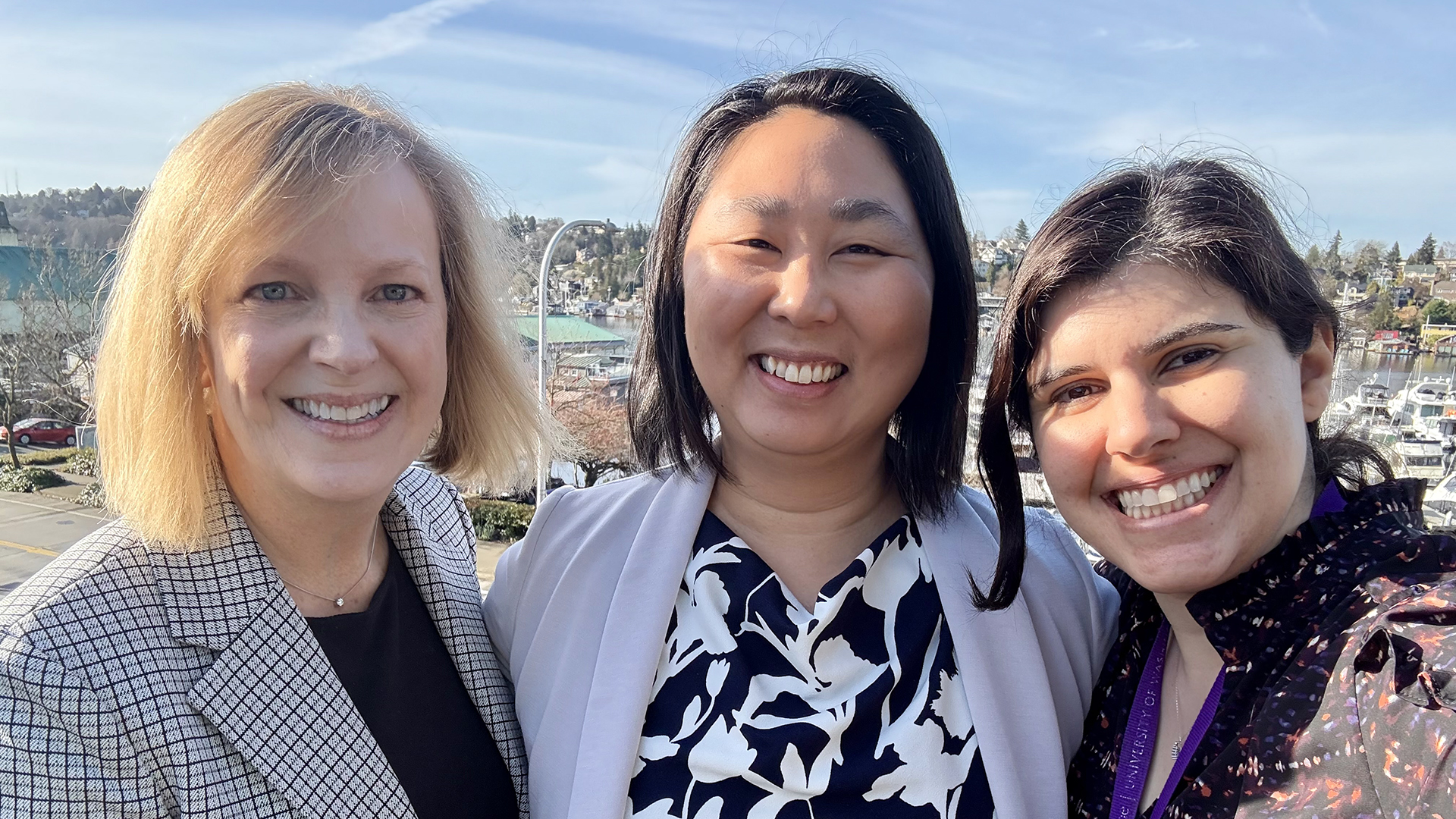 Dawn Ehde, PhD; Ny-Ying Lam, MD; Nassim Rad, MD. Dr. Ehde and Dr. Rad helped to nominate Dr. Lam for this award.