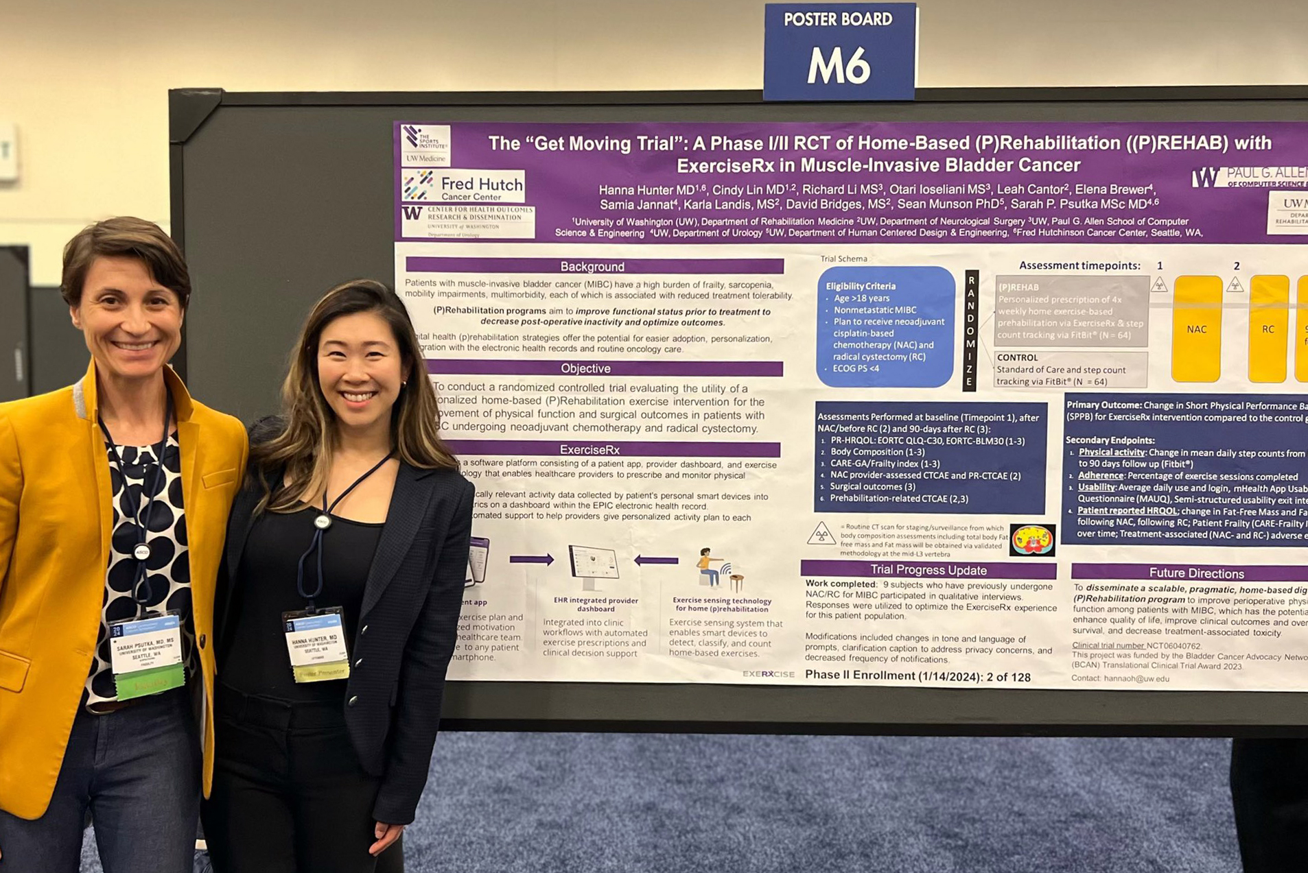 Sarah Psutka MD, on left, with Hanna Hunter, MD