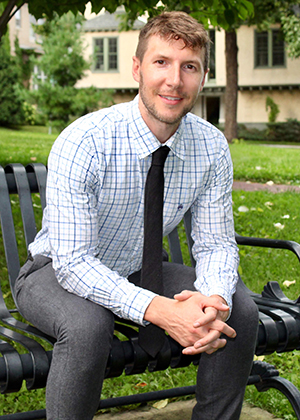 Tyler Barrett, a second-year PhD student and research assistant