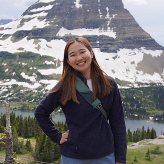 A third-year student Zoe Chang