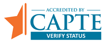 Accredited by CAPTE Verify Status