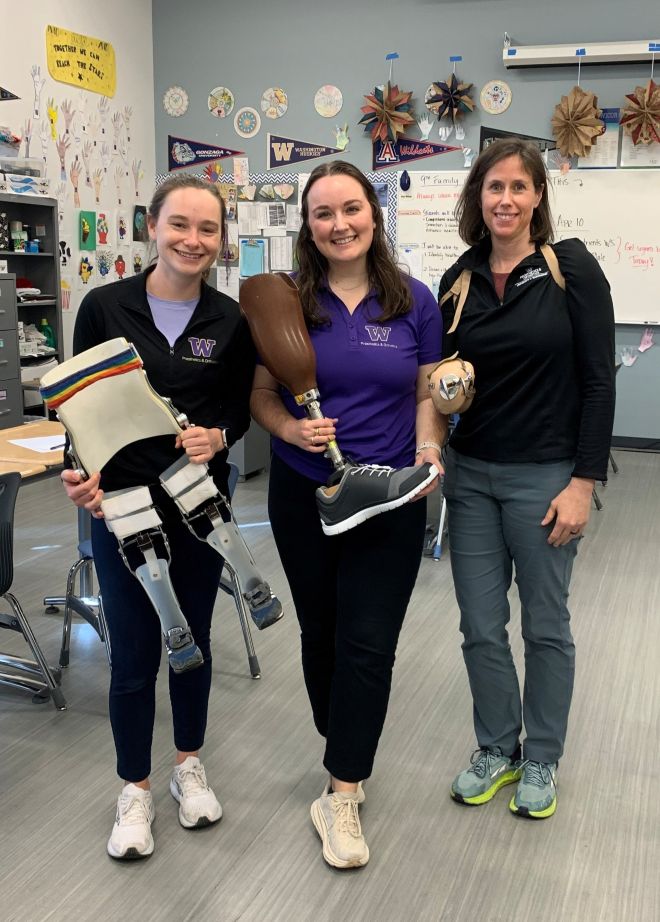 (Left to right: Katie Bieler, Liz Morse, Megan Wright)