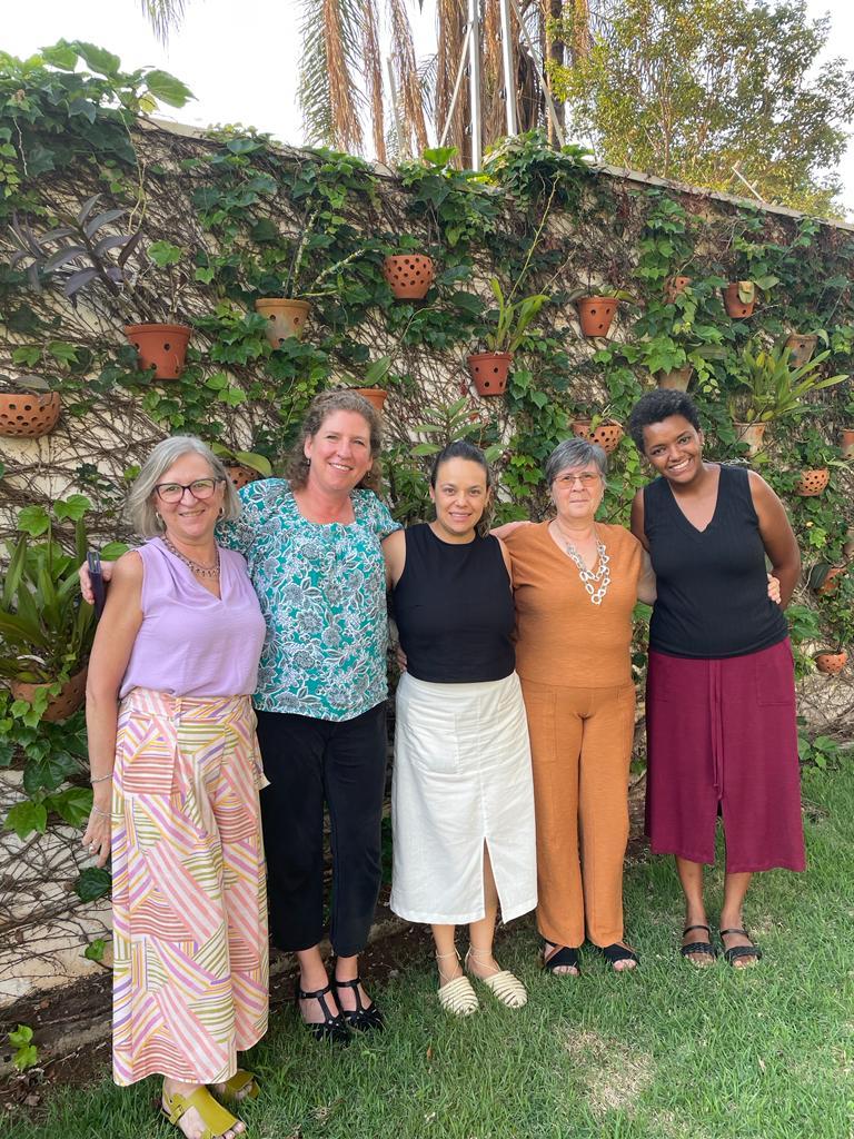 Marcia Ciol and Jeanne Hoffman in Brazil.