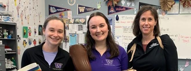 MPO students participating in Doctor for a Day