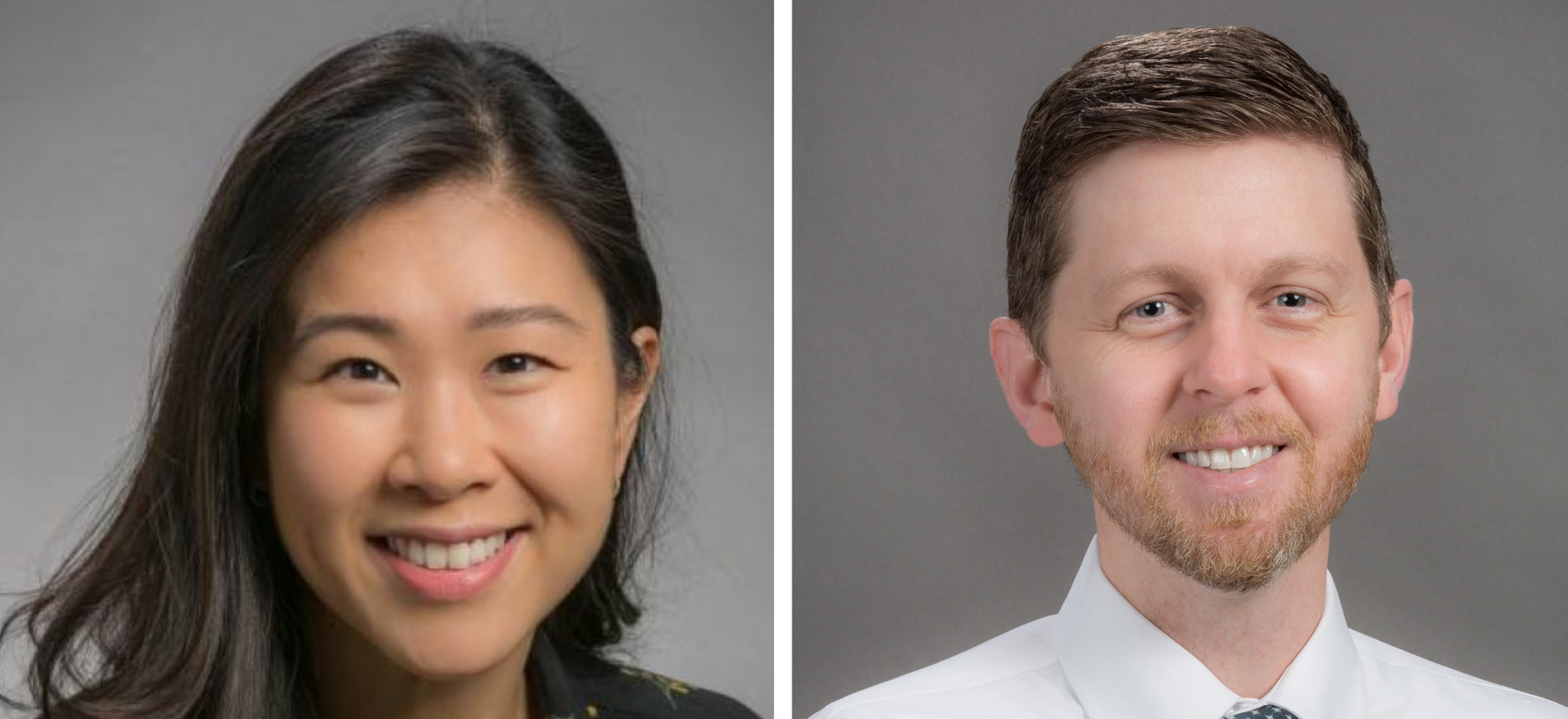 Assistant Professors David Sheppard, PhD, and Hanna Hunter, MD
