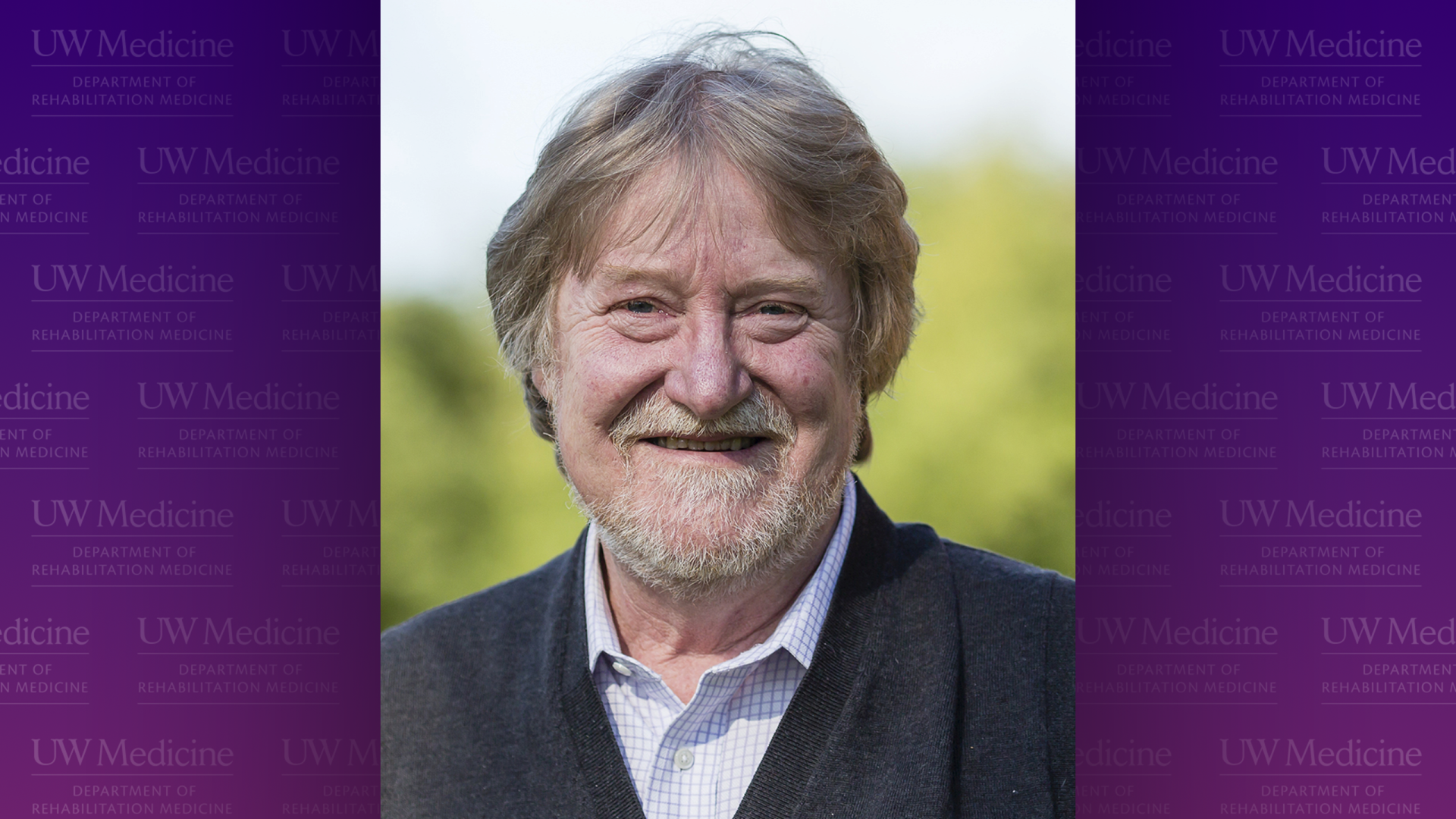 Kurt Johnson, PhD, with purple borders